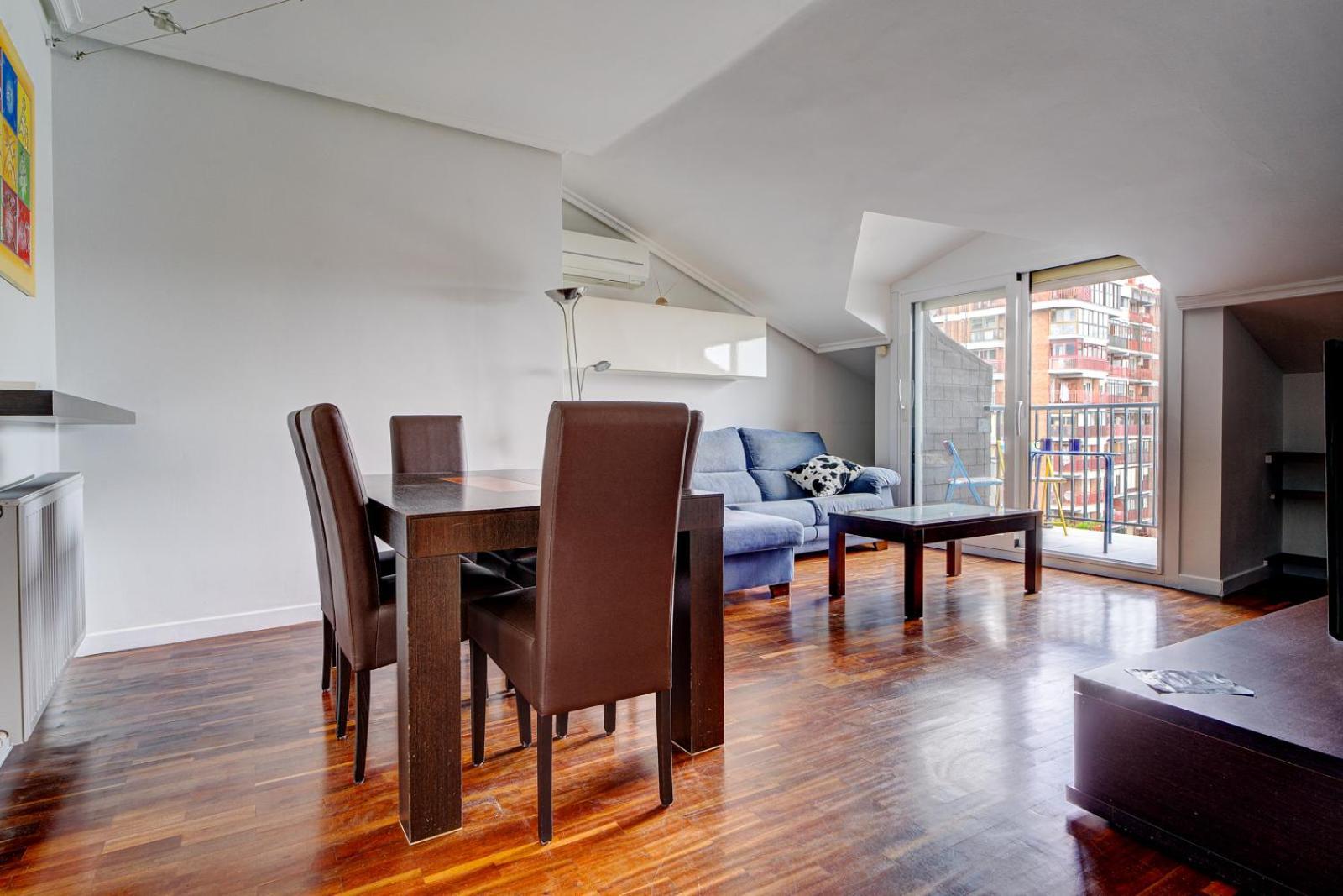 Ferienwohnung Luminoso Atico Con Terraza, Irun, Parking, 4Pax Exterior foto
